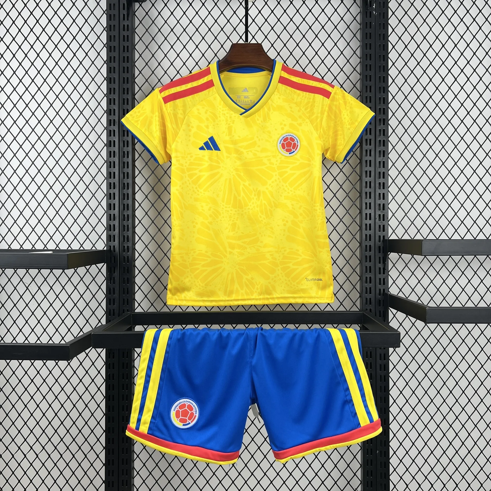 2026 World Cup Colombia Home Kids Kit Football Youth Apparels AAAAJersey Supply Yupoo 8