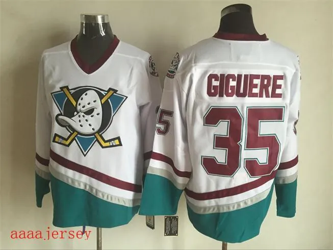 Anaheim Ducks retro ice hockey jersey M-3XL 阿纳海姆鸭队复古冰球服 8