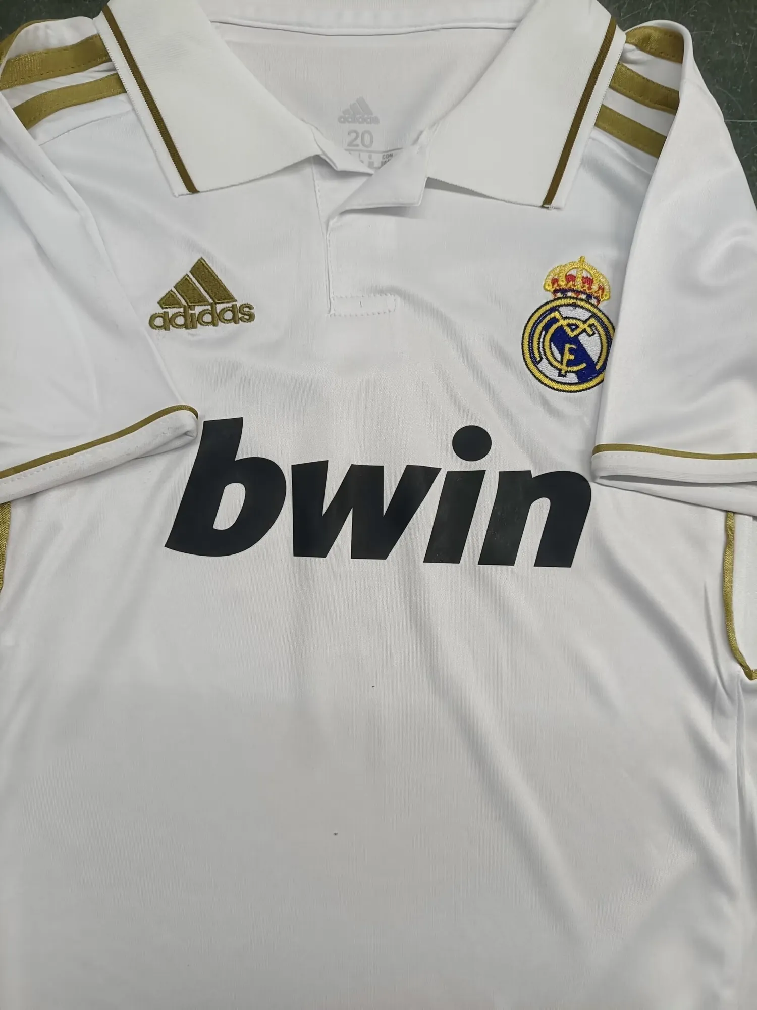 11-12 Real Madrid Home Retro Kids Kit Size-16-28 Soccer Jersey Yupoo 2
