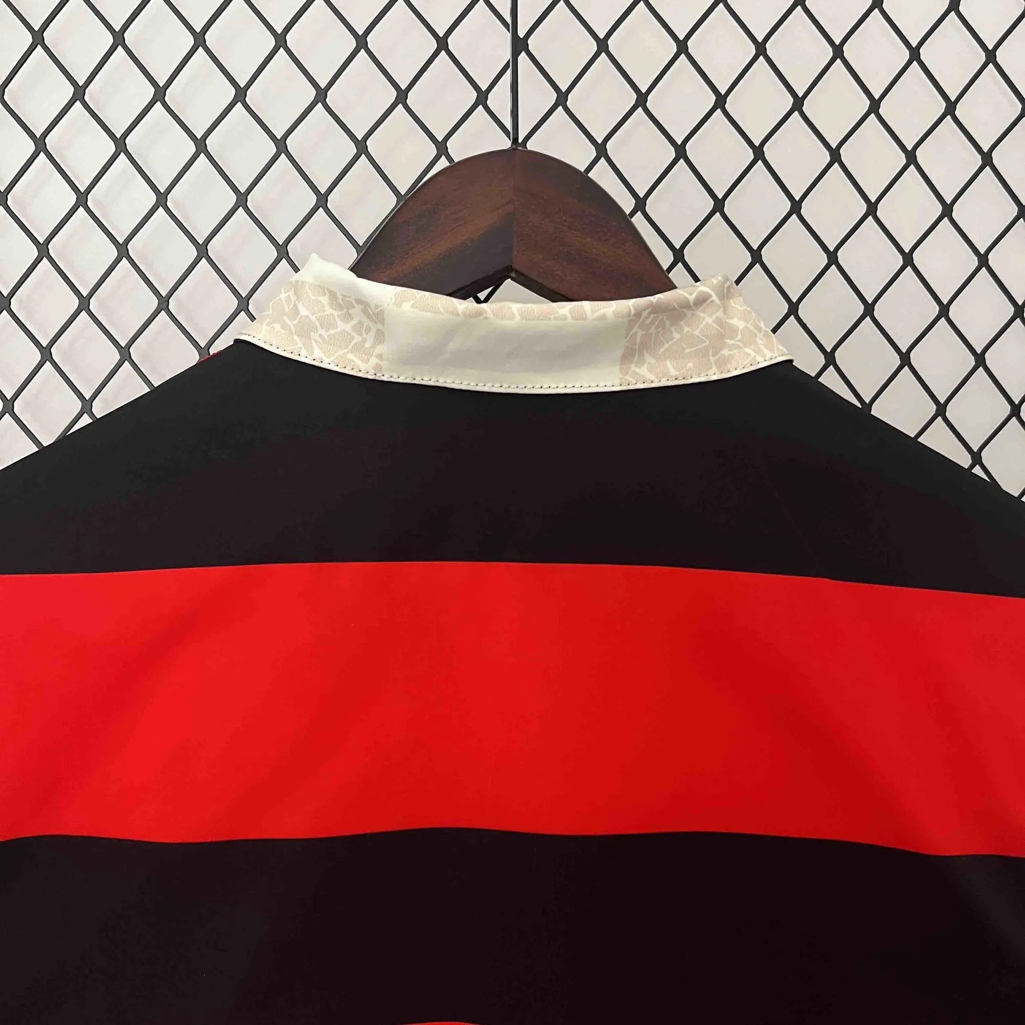 23-24 Flamengo Trench Coat Reversible Windbreaker Double-Sides Jacket Soccer Yupoo 10