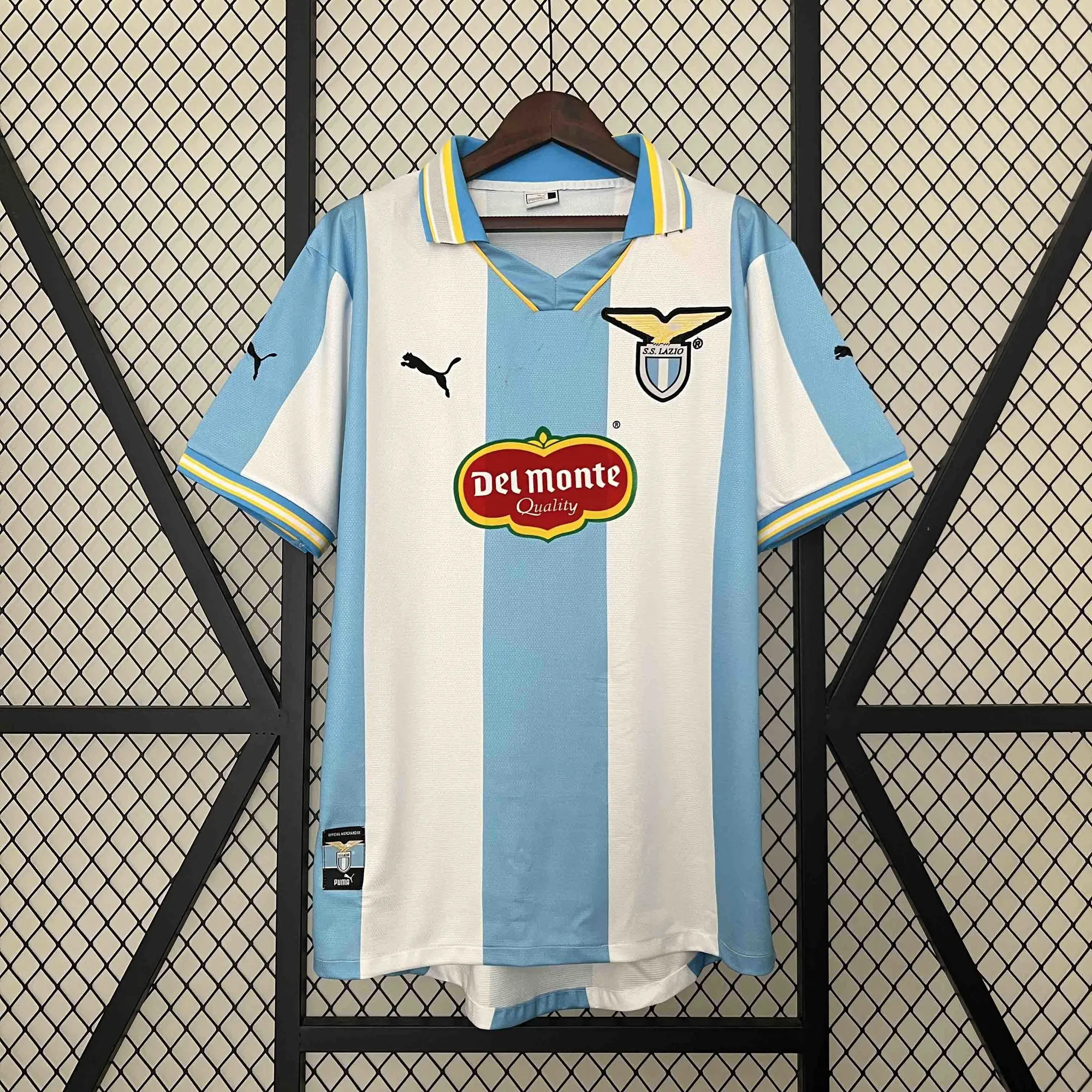 99-00 Lazio Home Retro Kit Football Apparel AAAAJerseys Dropshipping Yupoo 8