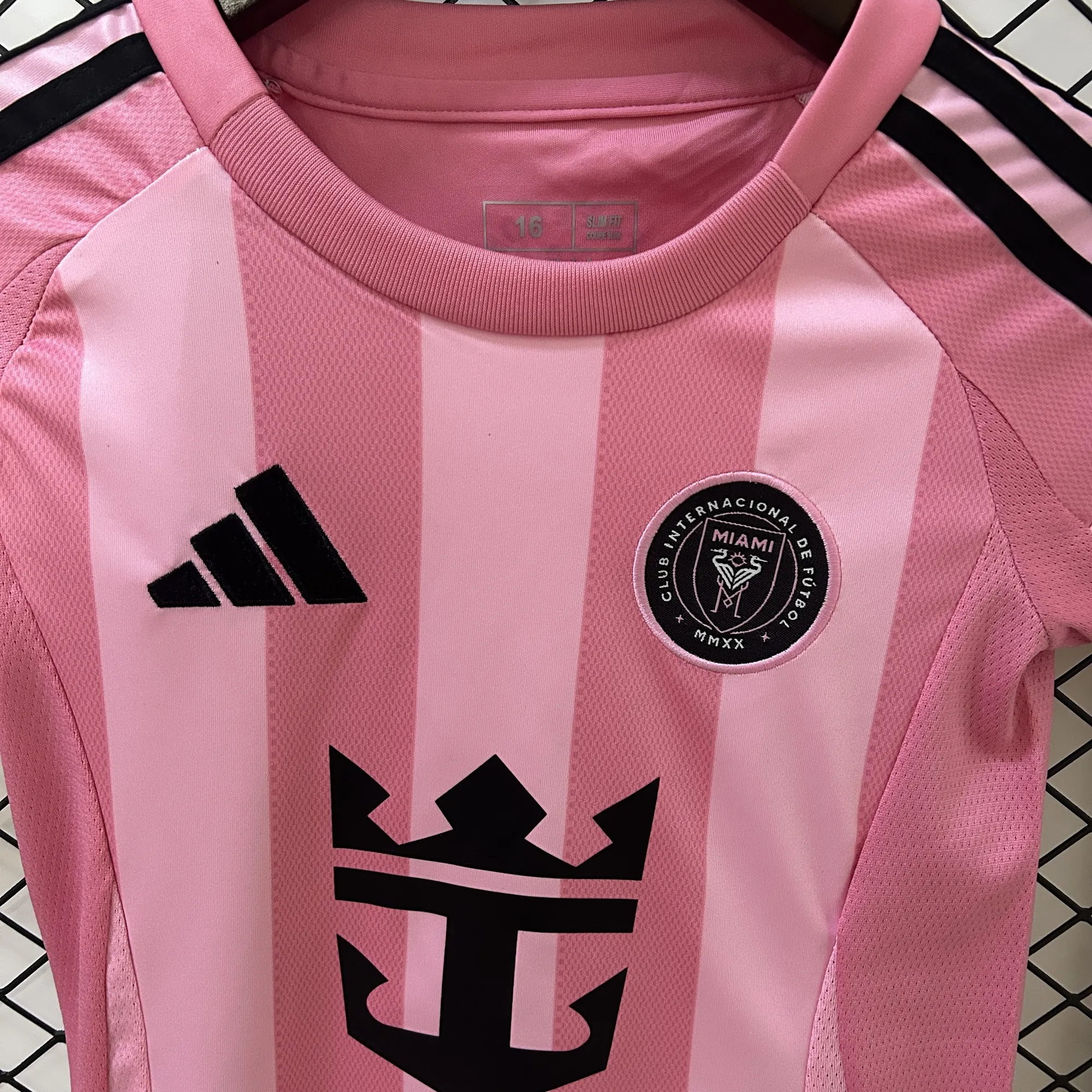 25-26 Inter Miami Home Kid Kits Youth Apparels AAAAJersey Dropship Yupoo 1