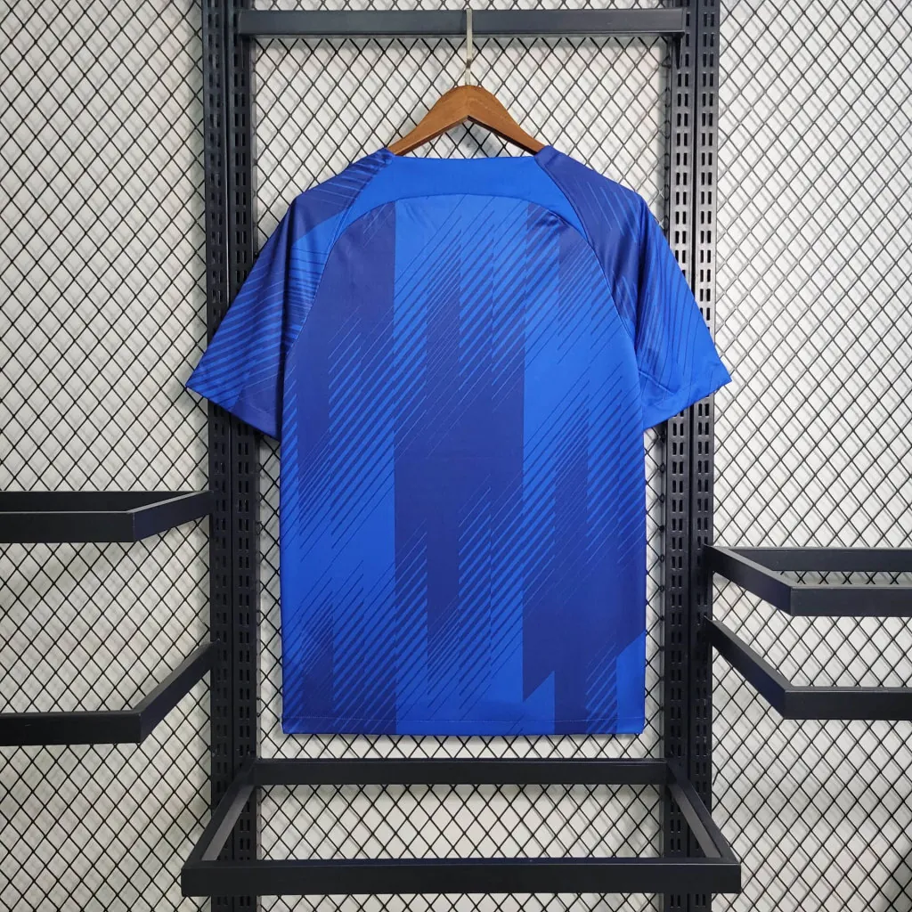 23-24 Barcelona training Blue S-XXL Cheap Soccer Jerseys 1
