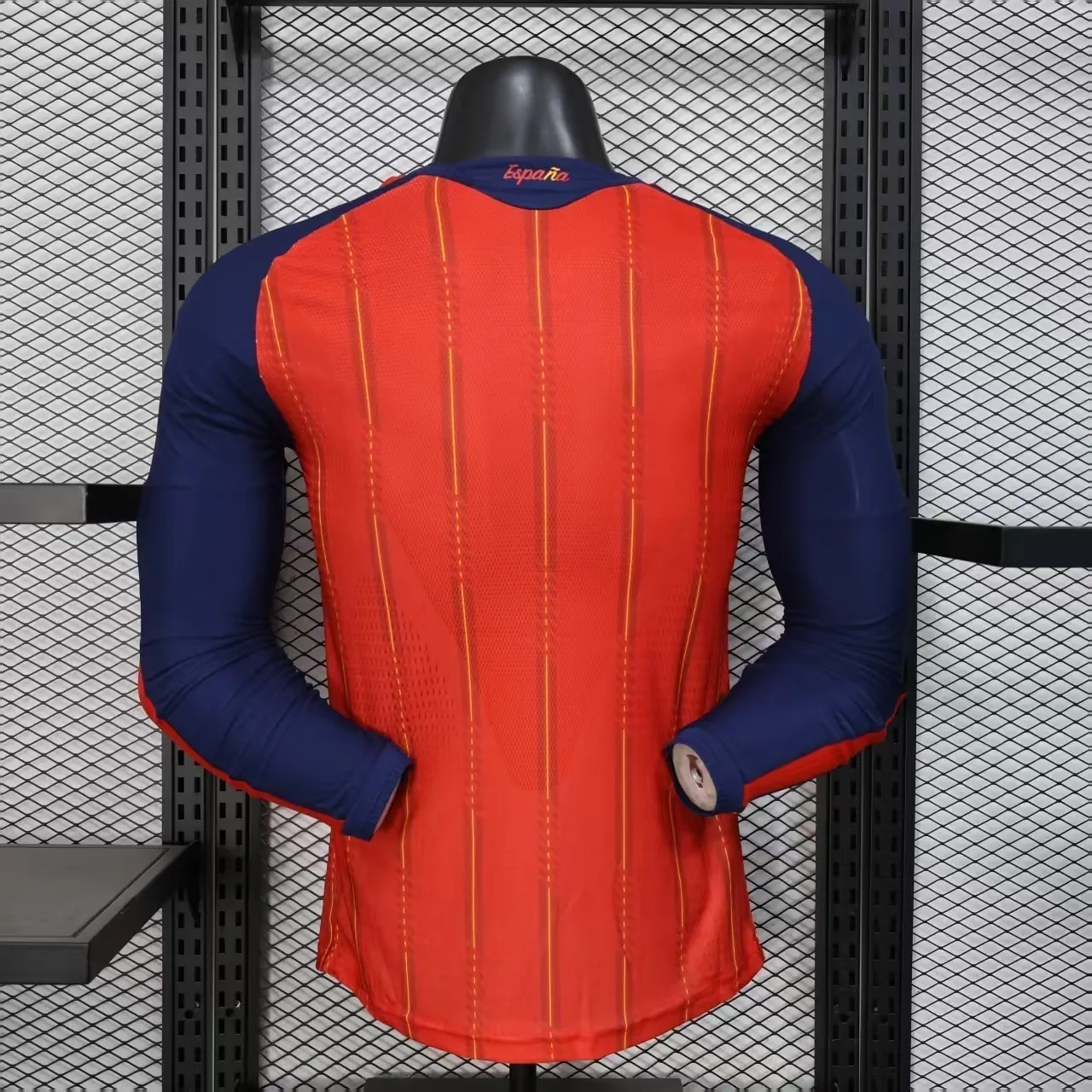 2026 Spain Home Kit Soccer World Cup Player Version Long Sleeve Shirt AAAAJersey Supply Yupoo 4