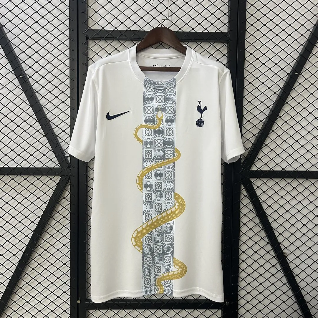 25-26 Tottenham Hotspur Pre-match Kit Soccer T-Shirt AAAAJersey Dropship Yupoo 8