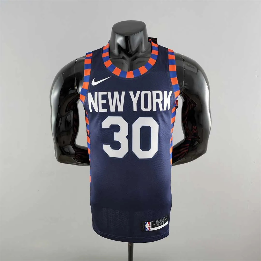 New York Knicks RANDLE #30 Striped NBA Jersey 9