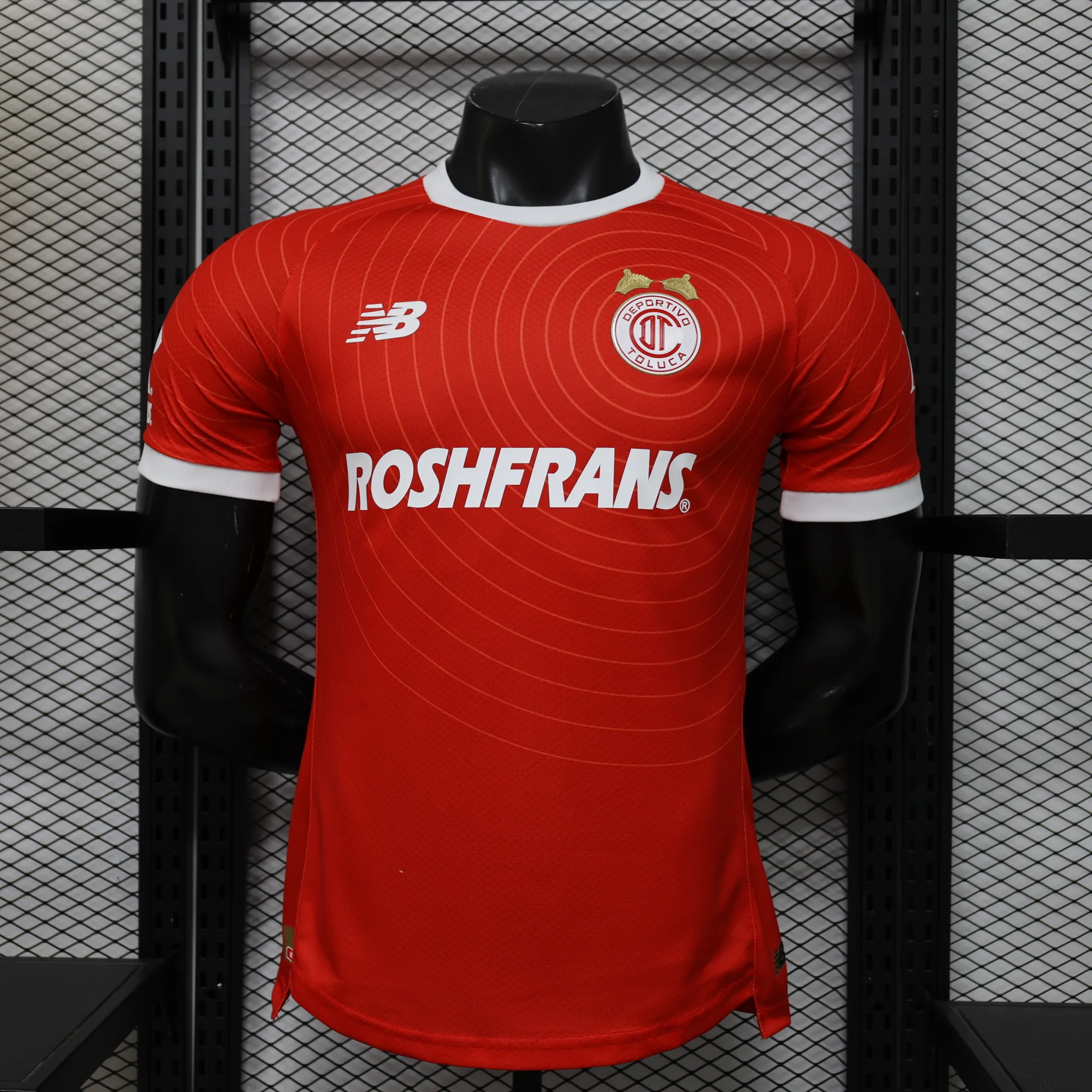 26-27 Toluca Home Mens Kit Red Shirt Football Shirt Uniform AAAAJersey Supply Yupoo 1