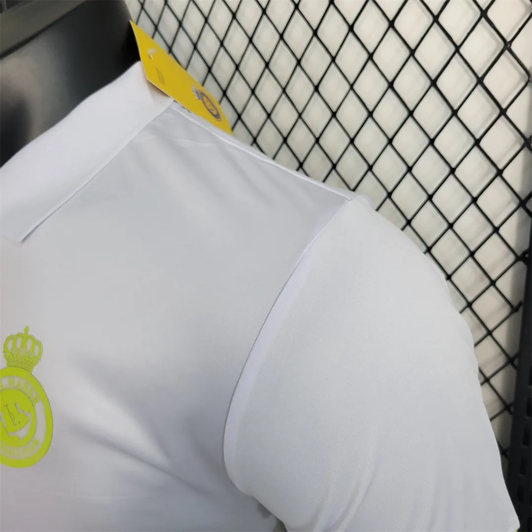 23-24 Saudi Al-Nassr white POLO 3