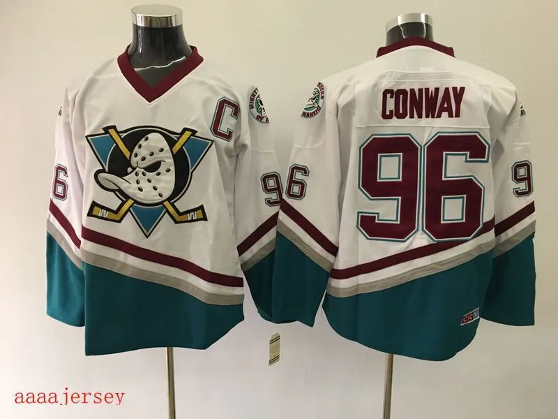 Anaheim Ducks retro ice hockey jersey M-3XL 阿纳海姆鸭队复古冰球服 7