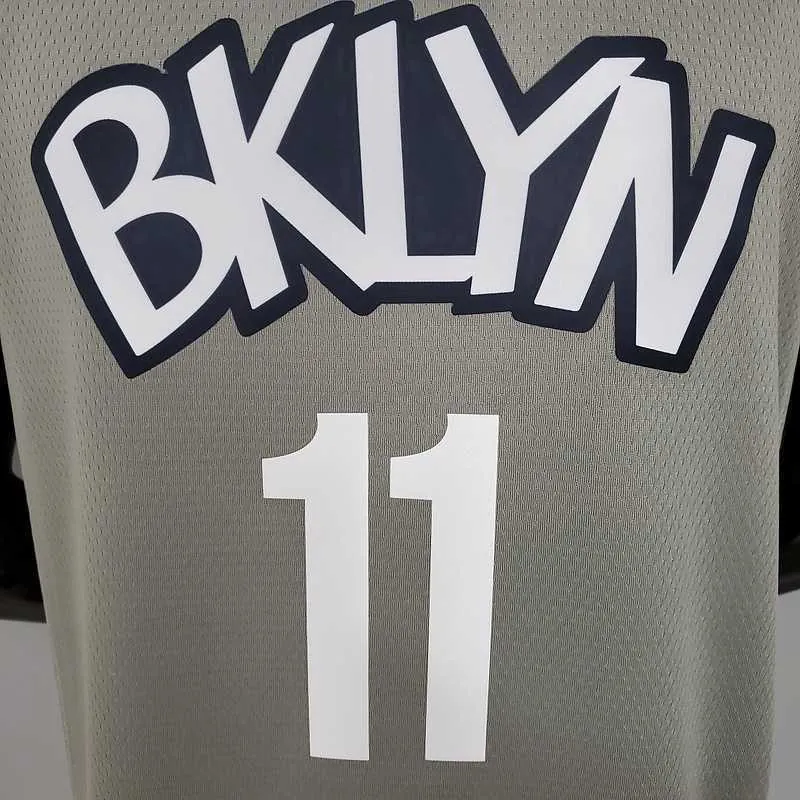 Irving #11 Brooklyn Nets City Edition Gray 5