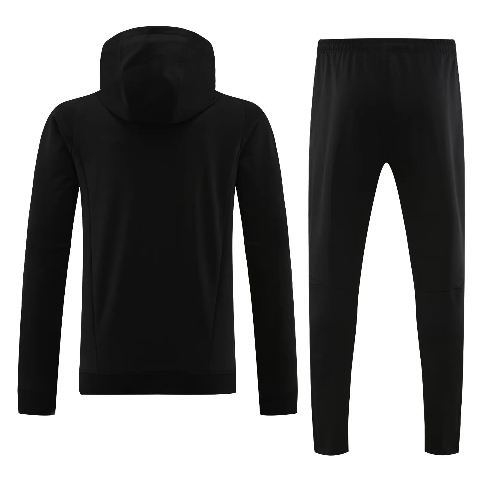23-24 Algeria Black Hoodie Long Sleeve Training Suit Yupoo 1