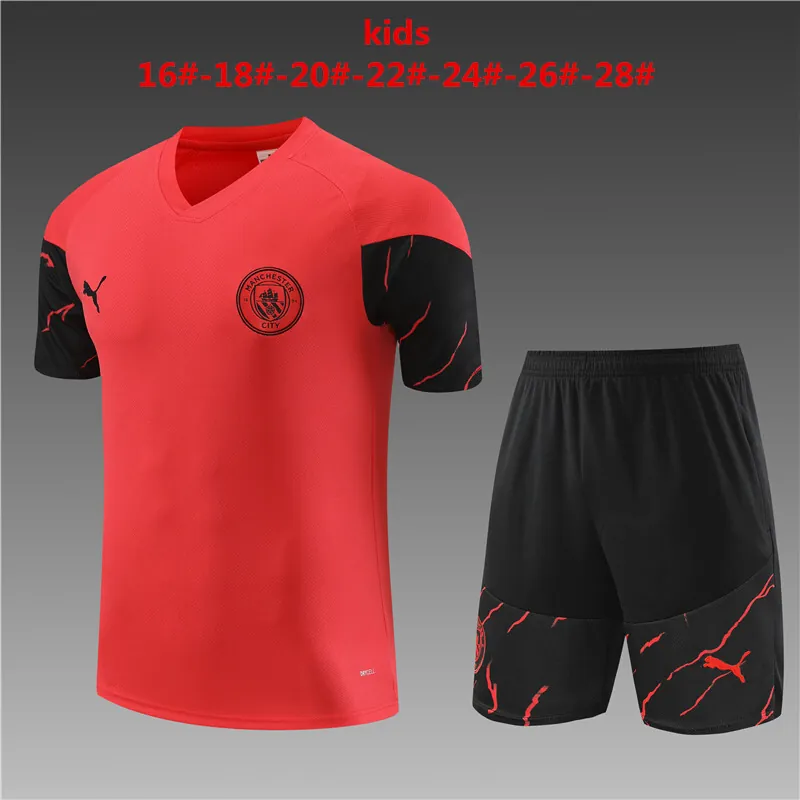 23-24 Manchester City Training Kids Soccer Jerseys Yupoo 1