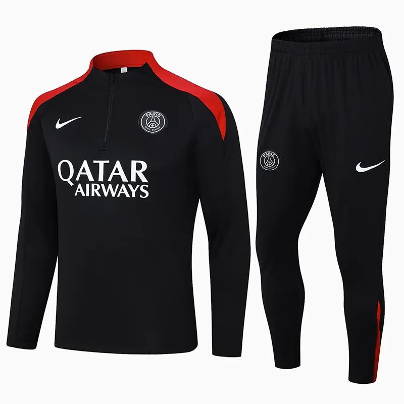 24-25 PSG Long Sleeve Training Suit Football Shirts 3