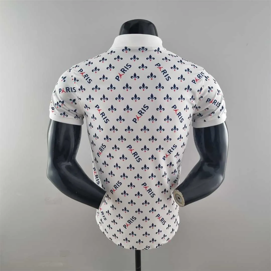 PSG Polo Jordan co branded white 4