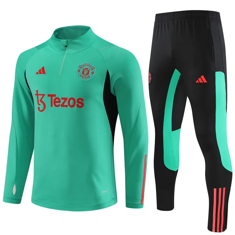 23-24 Manchester United Long Sleeve Training Suit Yupoo 4
