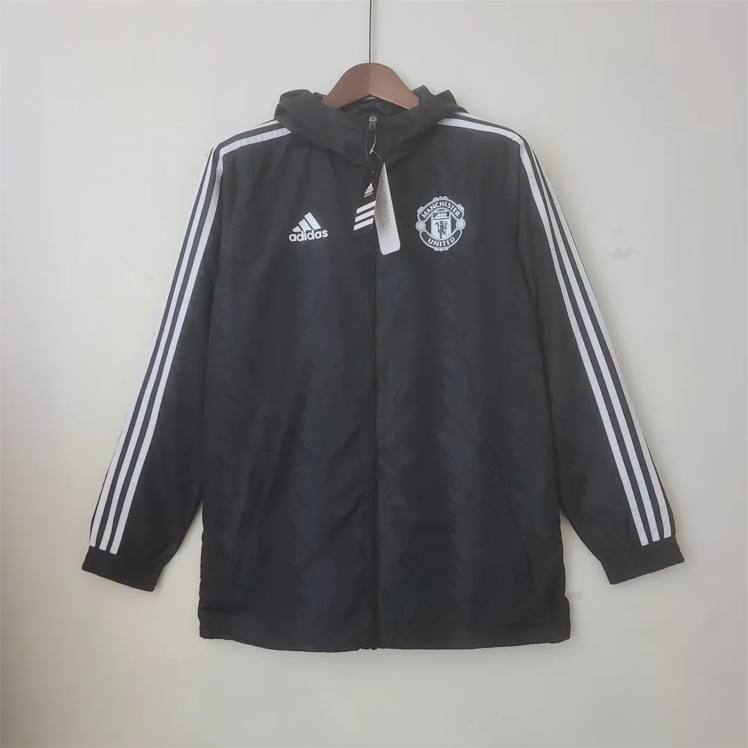 22-23 Manchester United Windbreaker Black 6