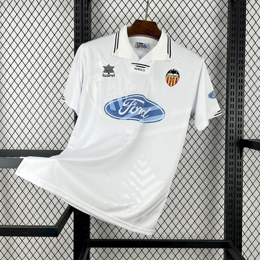 99-00 Valencia Home Retro Kit Vintage Shirt AAAAJersey Dropship Yupoo 8