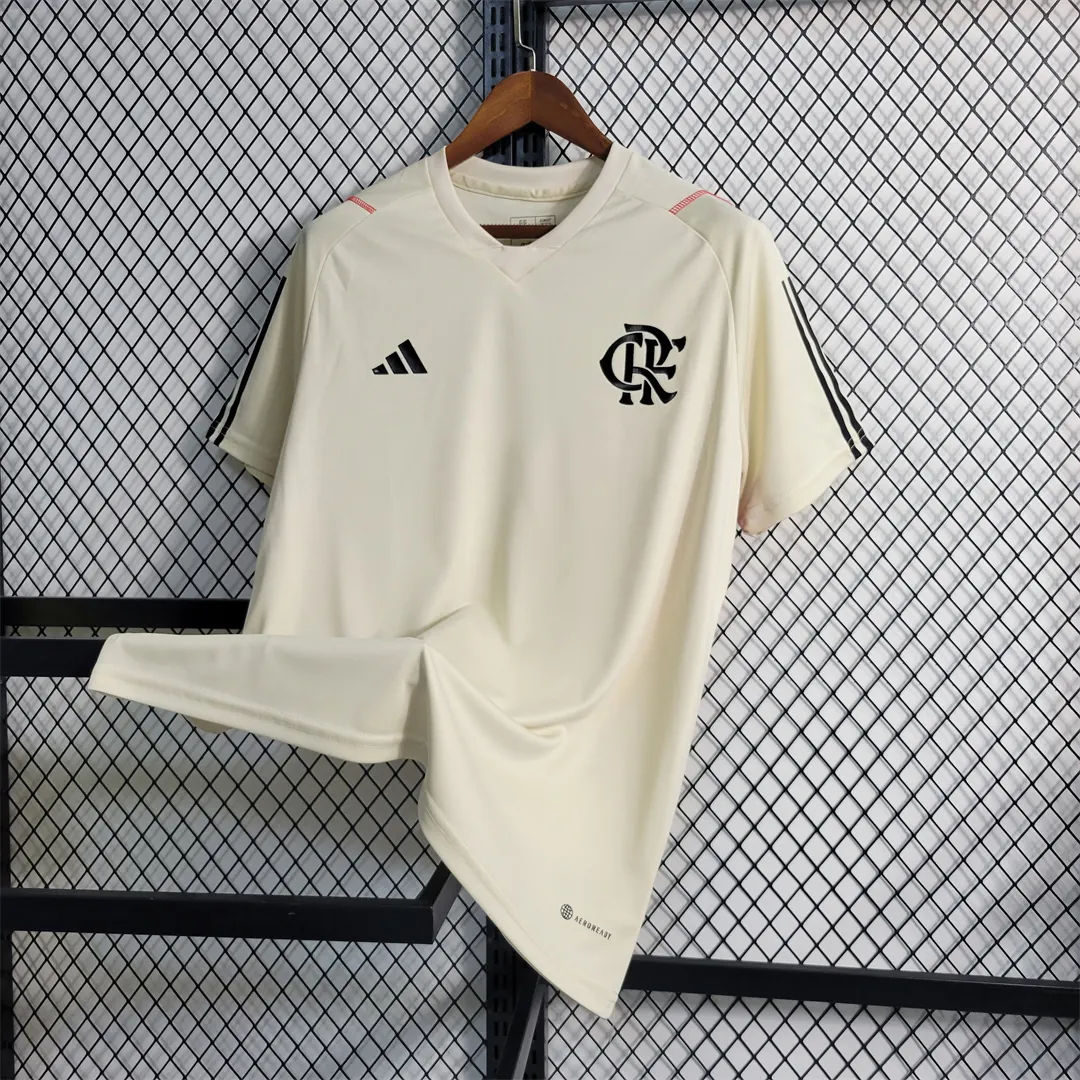 23-24 Flamengo training suit off-white 6