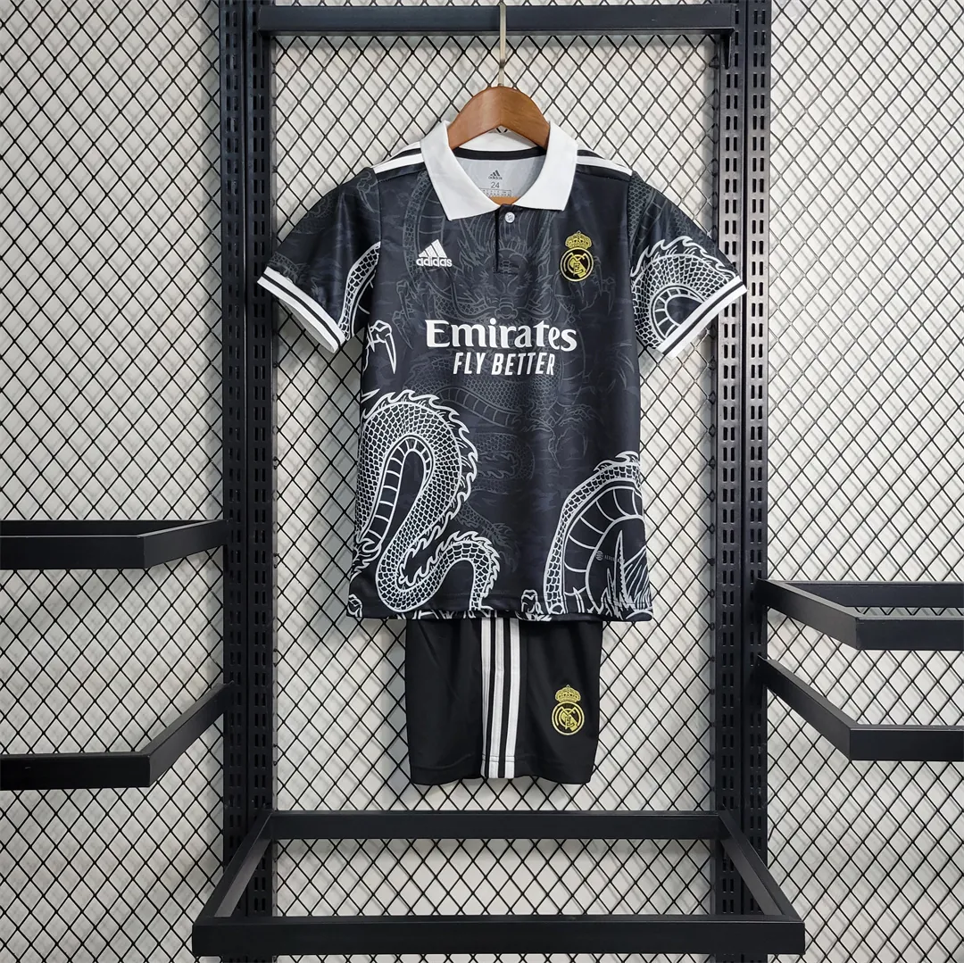 23-24 Real Madrid Special Edition Black kids kit 9
