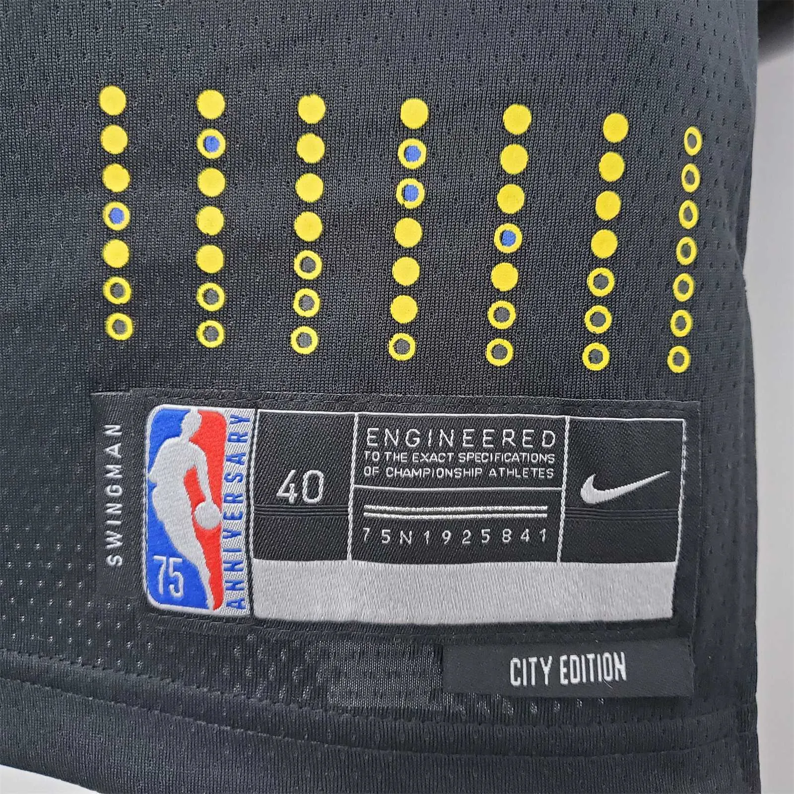 2022 Season Payton II#0 Warriors City Edition Black NBA Jersey 3