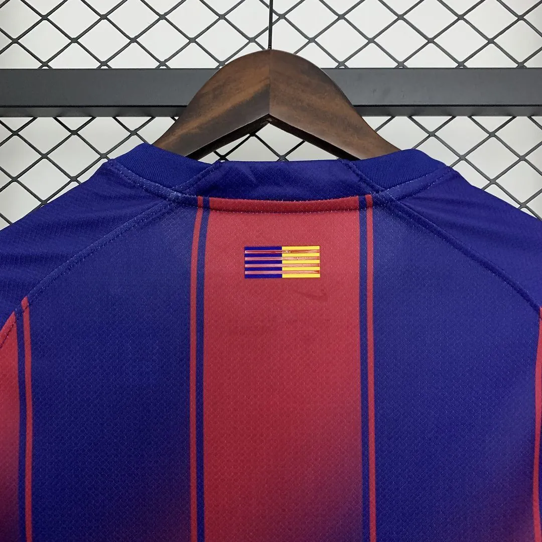 25-26 Barcelona Home Kit Soccer T-Shirt AAAAJersey Supply Yupoo 7