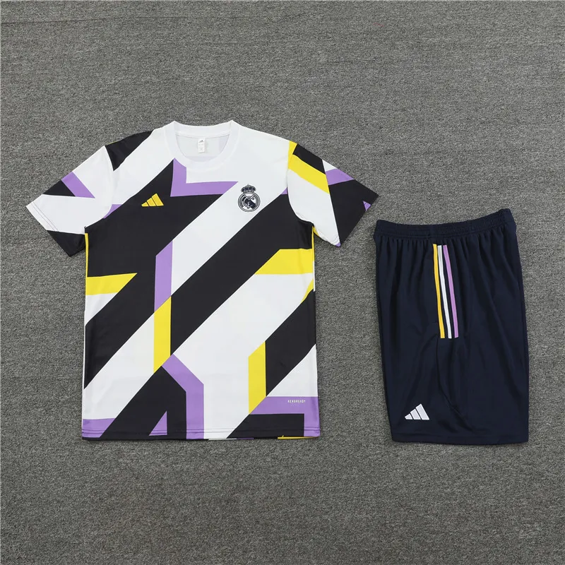 23-24 Real Madrid Traning White&Black Kit Soccer Jerseys Yupoo 2