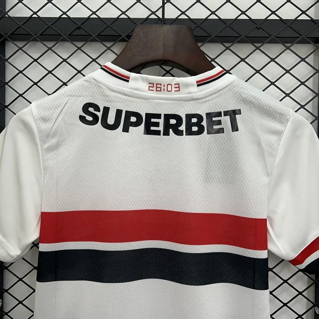 25-26 Sao Paulo Home Kid Kits Yourth Apparels AAAAJersey Supply Yupoo 3