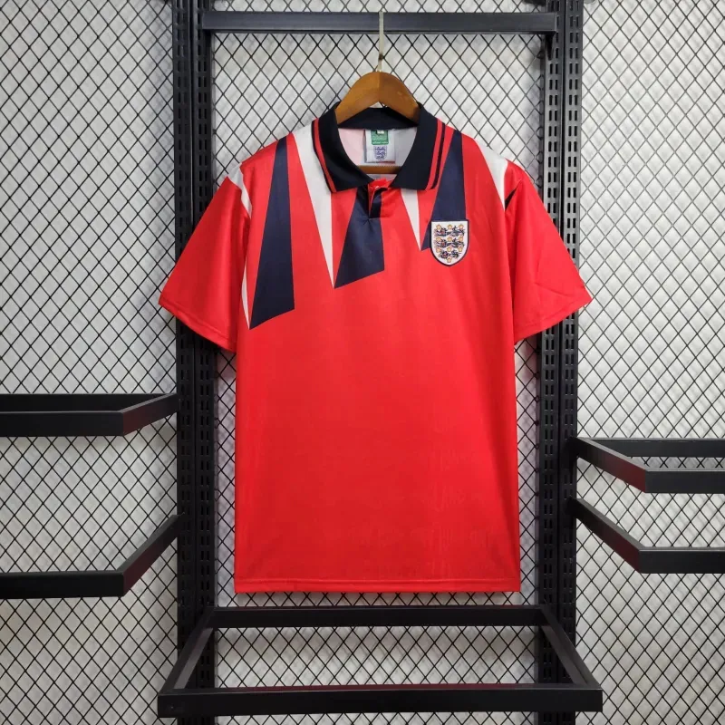 1992 England Away Retro Kit Vintage Shirt Football AAAAJersey Supplier 6
