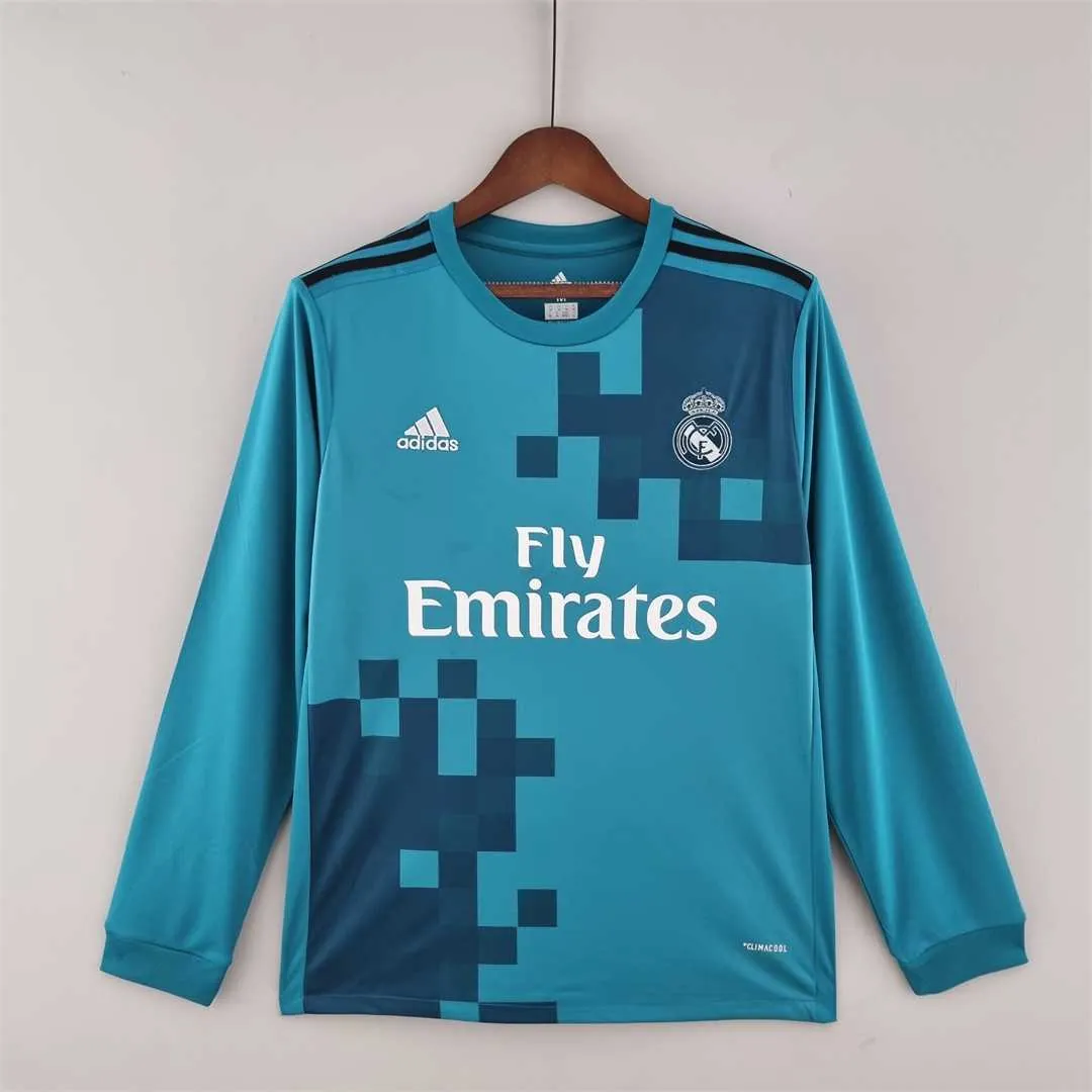 17-18 Real Madrid third away long sleeve 2 3