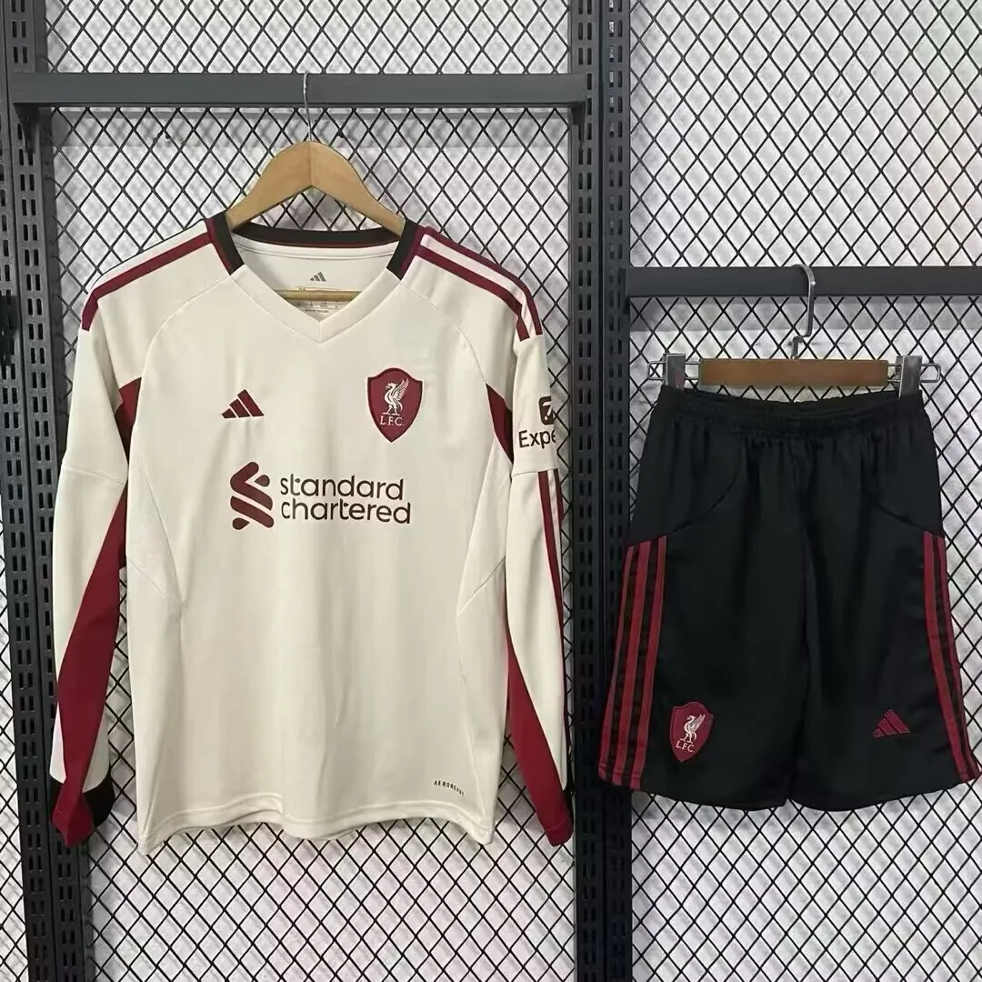 25-26 Liverpool Away Long Sleeves Kit AAAAJersey Supply Yupoo 1