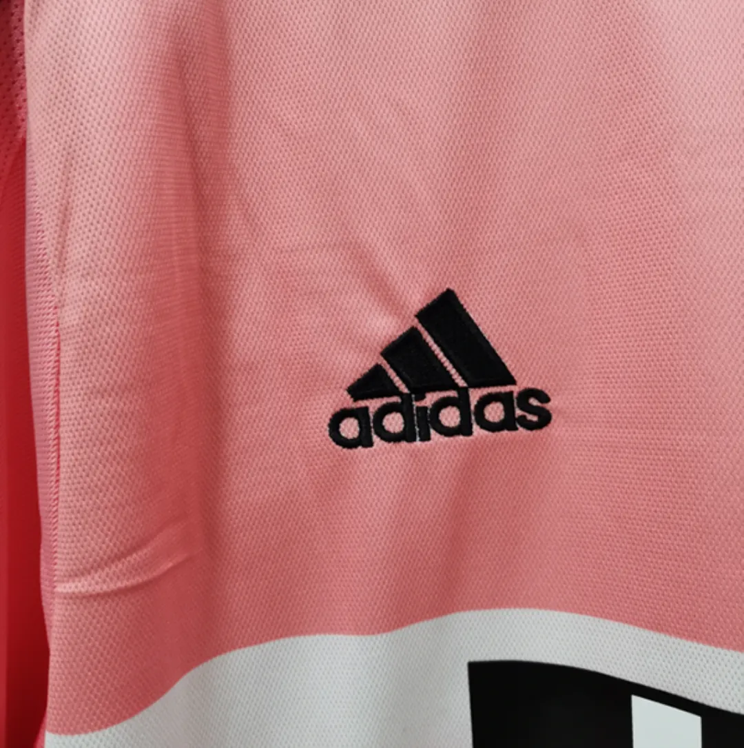 15-16 Juventus away pink long sleeve Football Jersey S-2XL 8