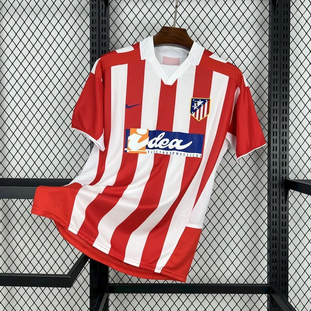 02-03 Atletico Madrid Home Retro Kit Vintage Shirt AAAAJersey Supply Yupoo 7