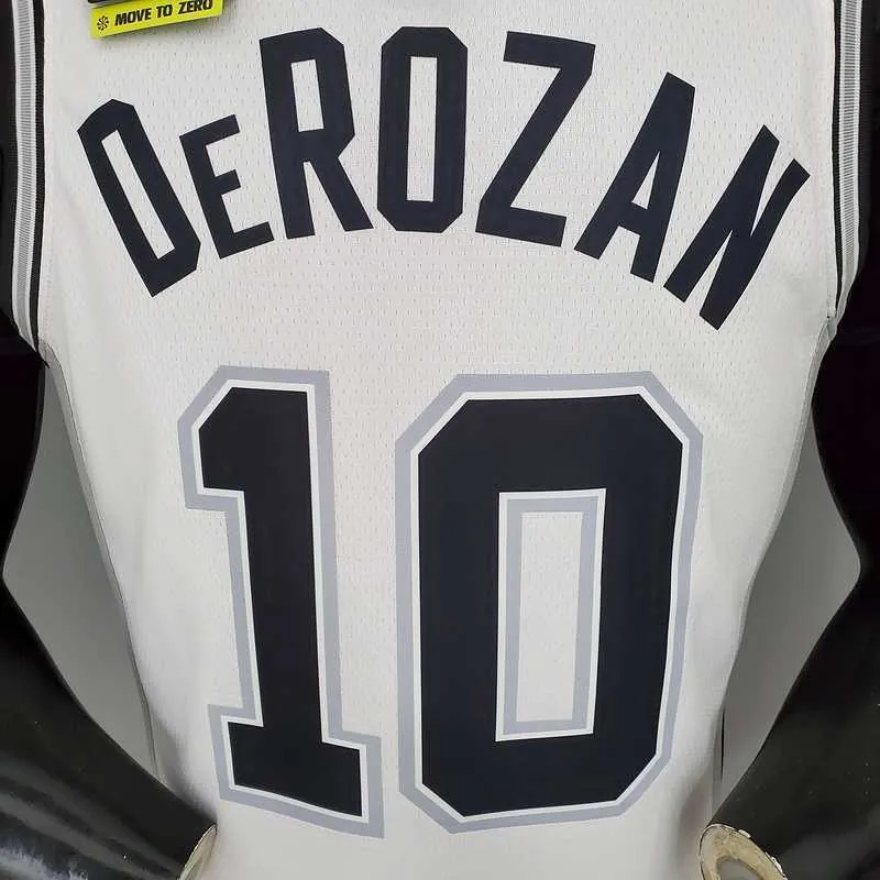 DeROZAN#10 Spurs White 1
