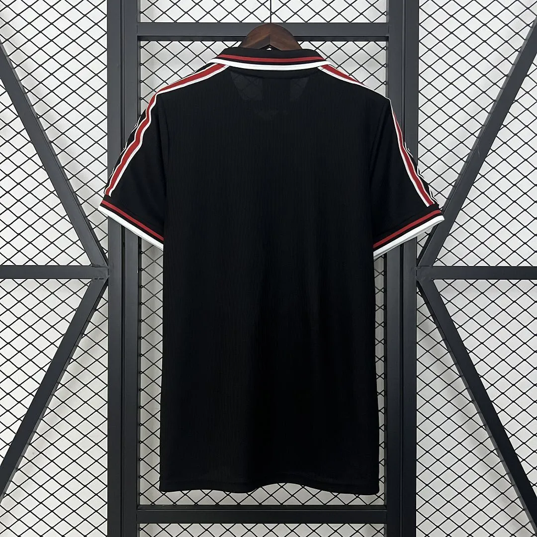 98-99 Manchester United Black Retro Kit Vintage Shirt AAAAJersey Dropship Yupoo 1