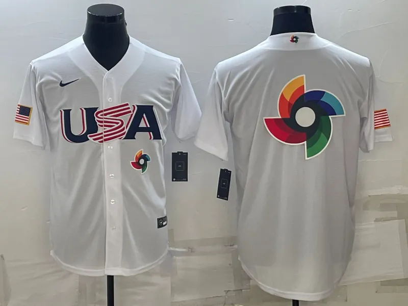 USA 2023 World Cup Baseball Jerseys 16