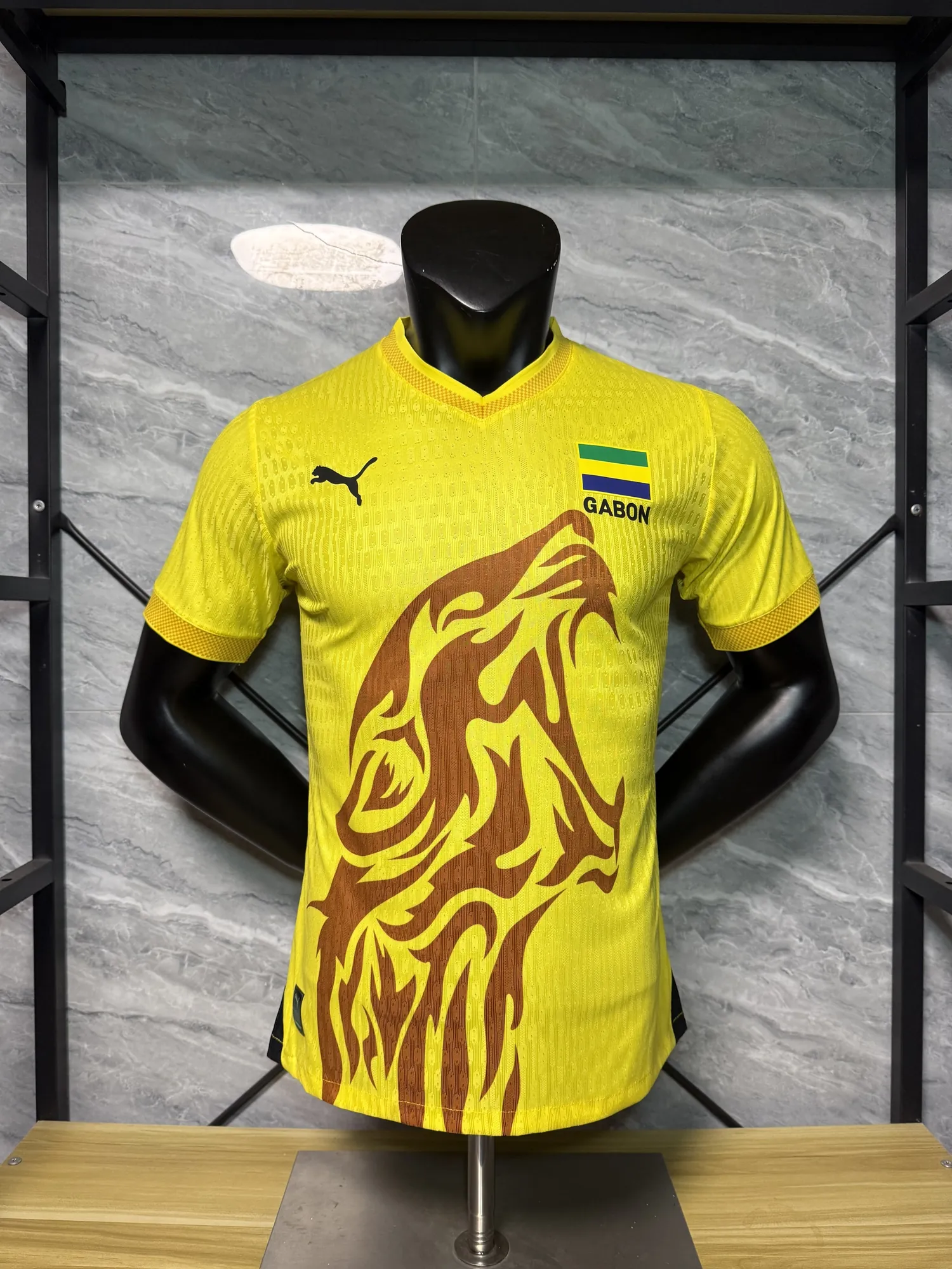2026 Gabon Special Edition KIt Player Version Soccer T-Shirt AAAAJersey Supply Yupoo 6