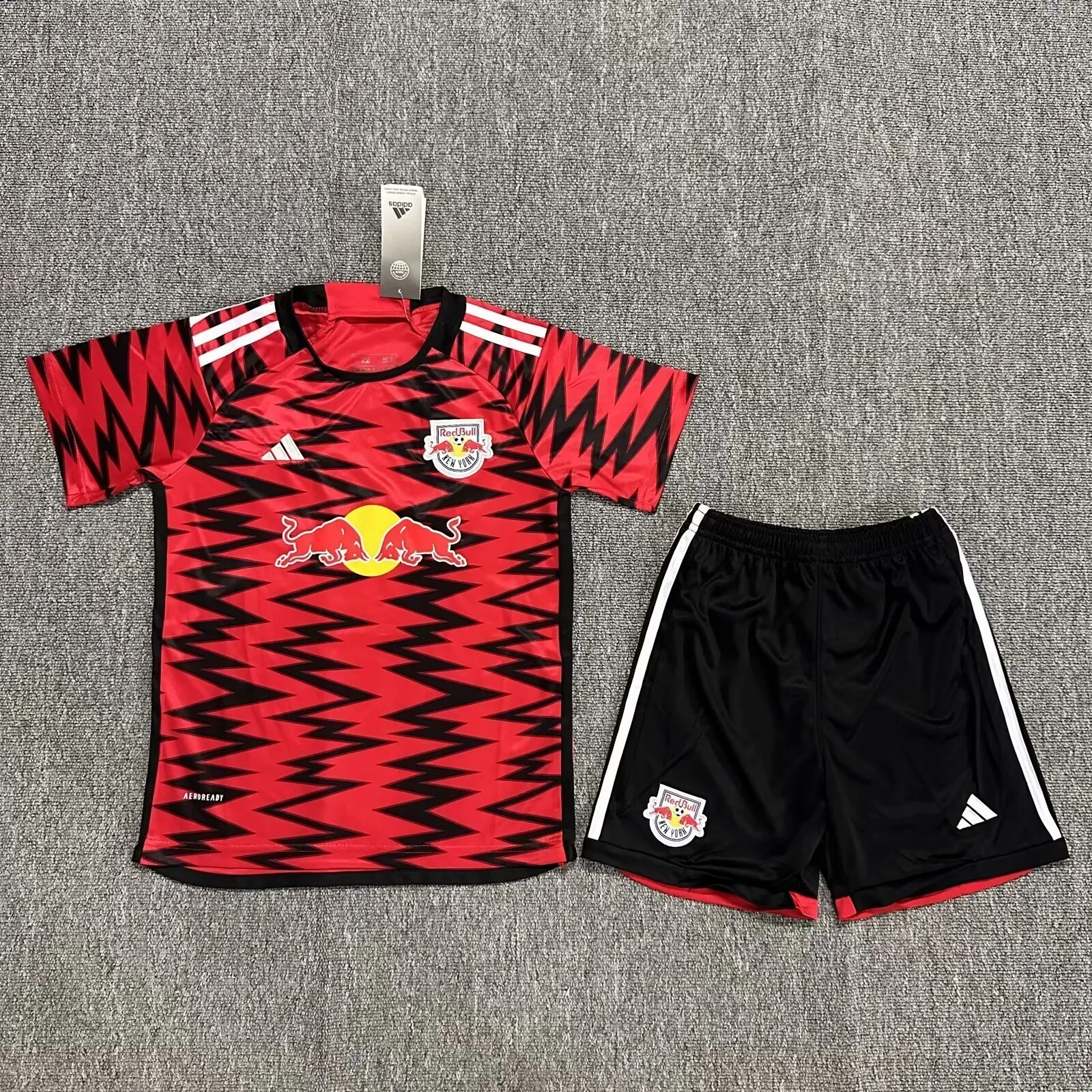 24-25 New York Red Bull Home Kid Kits Children Sets Jersey Supplier Yupoo 2
