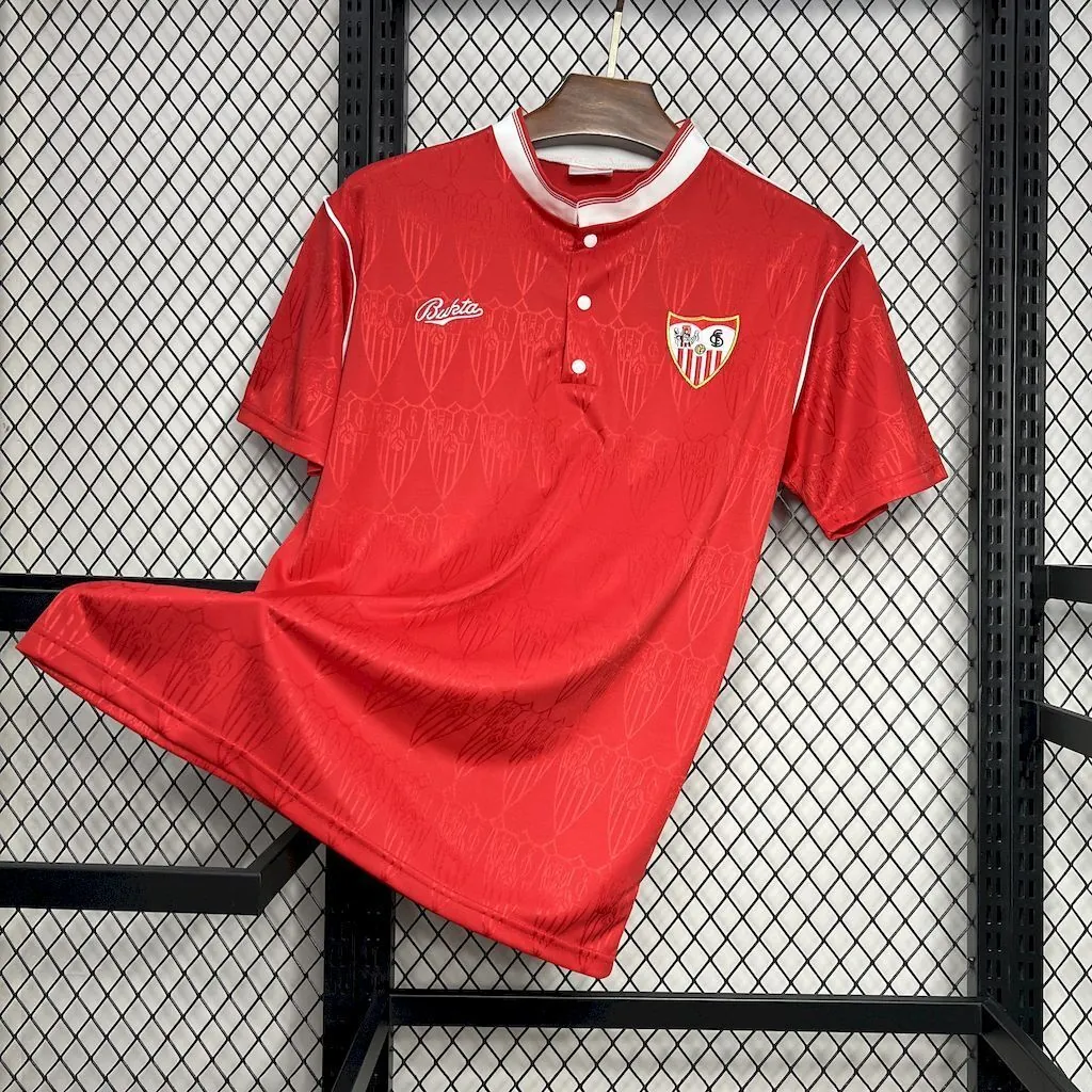 91-92 Sevilla FC Away Retro Kit Vintage Shirt AAAAJersey Supplier Yupoo 6