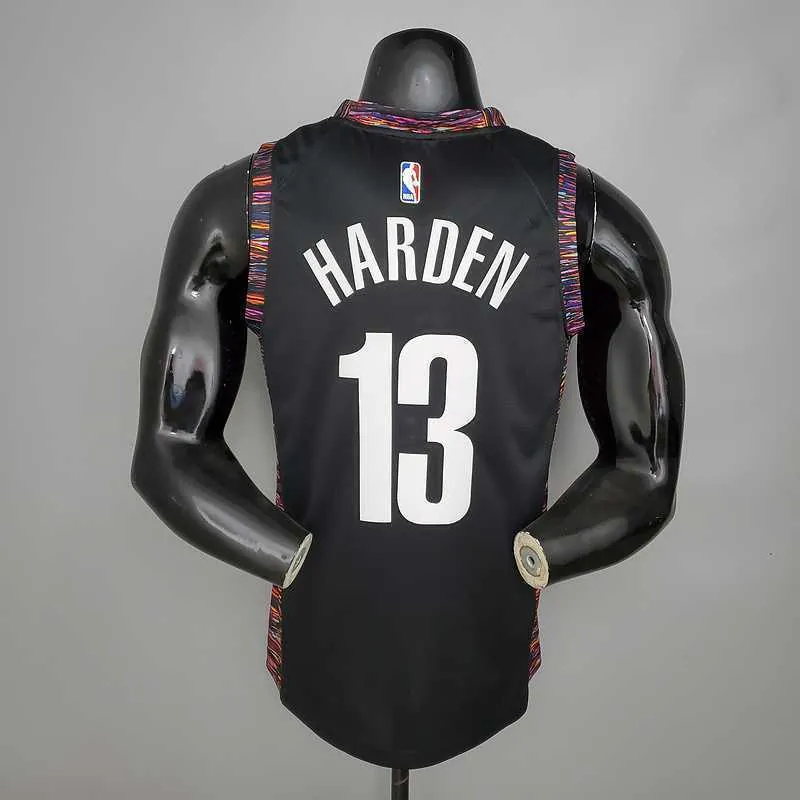 Harden #13 Brooklyn Nets City version black 3