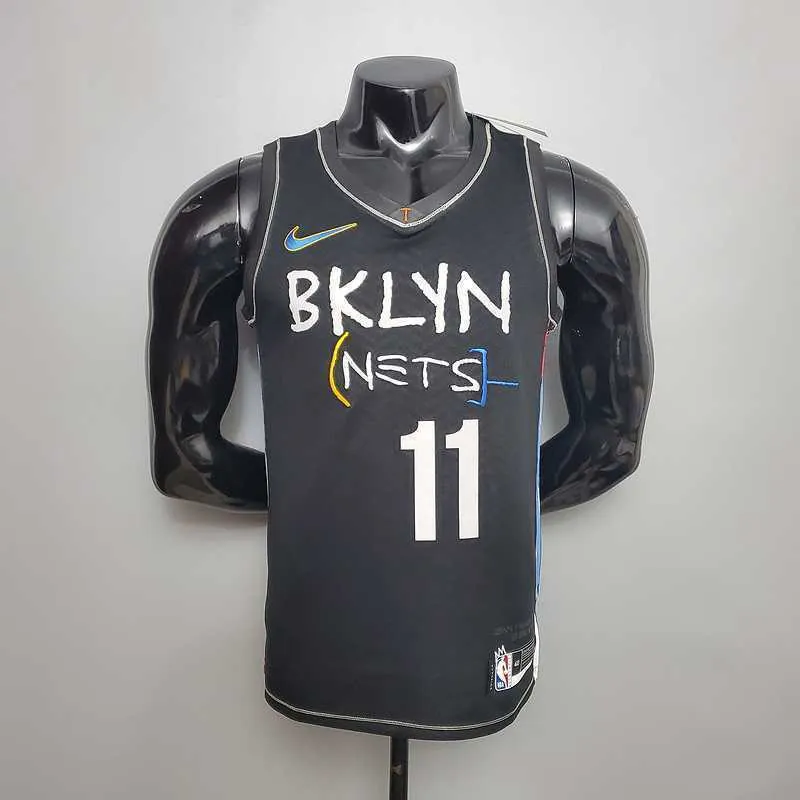 New Brooklyn Nets IRVING#11 City Edition Black 10