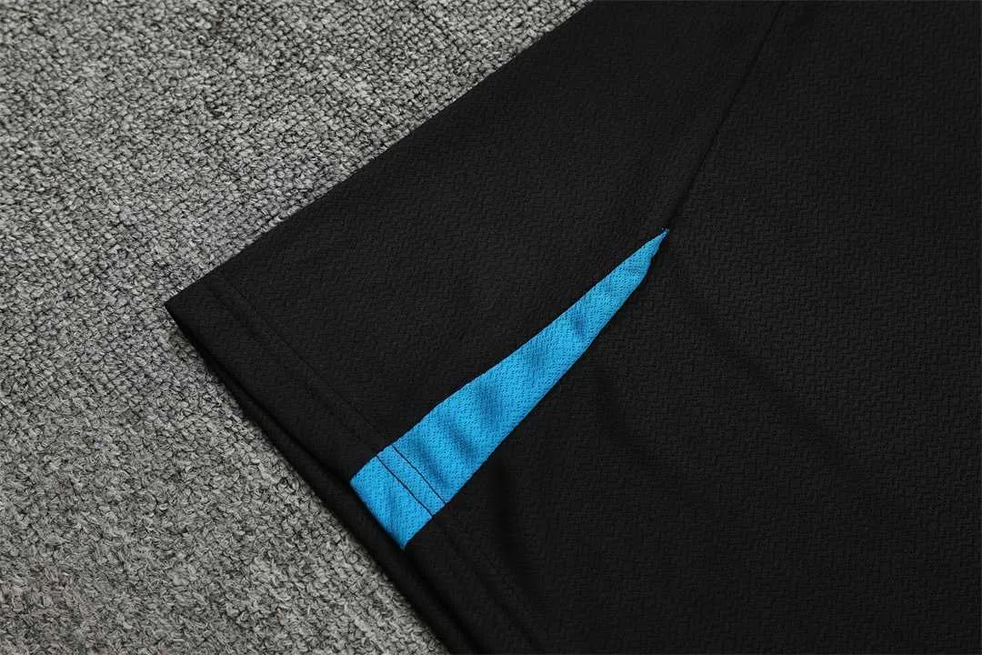 22-23 Inter Milan training suit short sleeve kit Black Blue 8