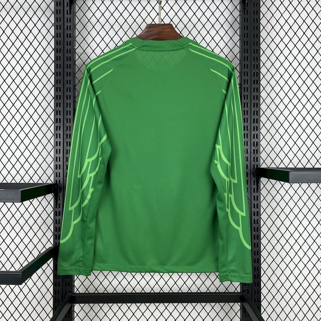 25-26 PSG Green Goalkeeper Long Sleeve Kit Football T-Shirt AAAAJersey Yupoo 4