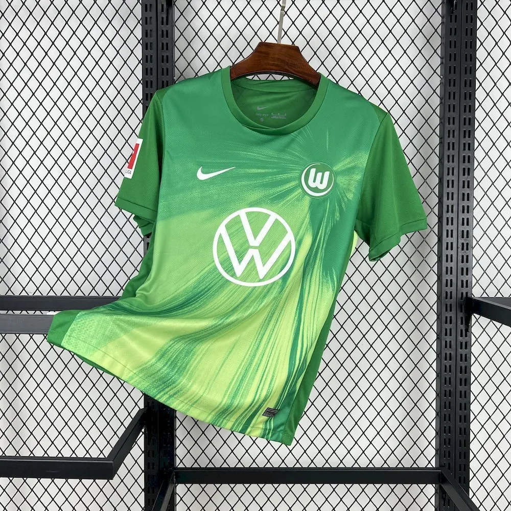 25-26 Wolfsburg Home Shirt Football Apparels Soccer AAAAJersey Yupoo 5