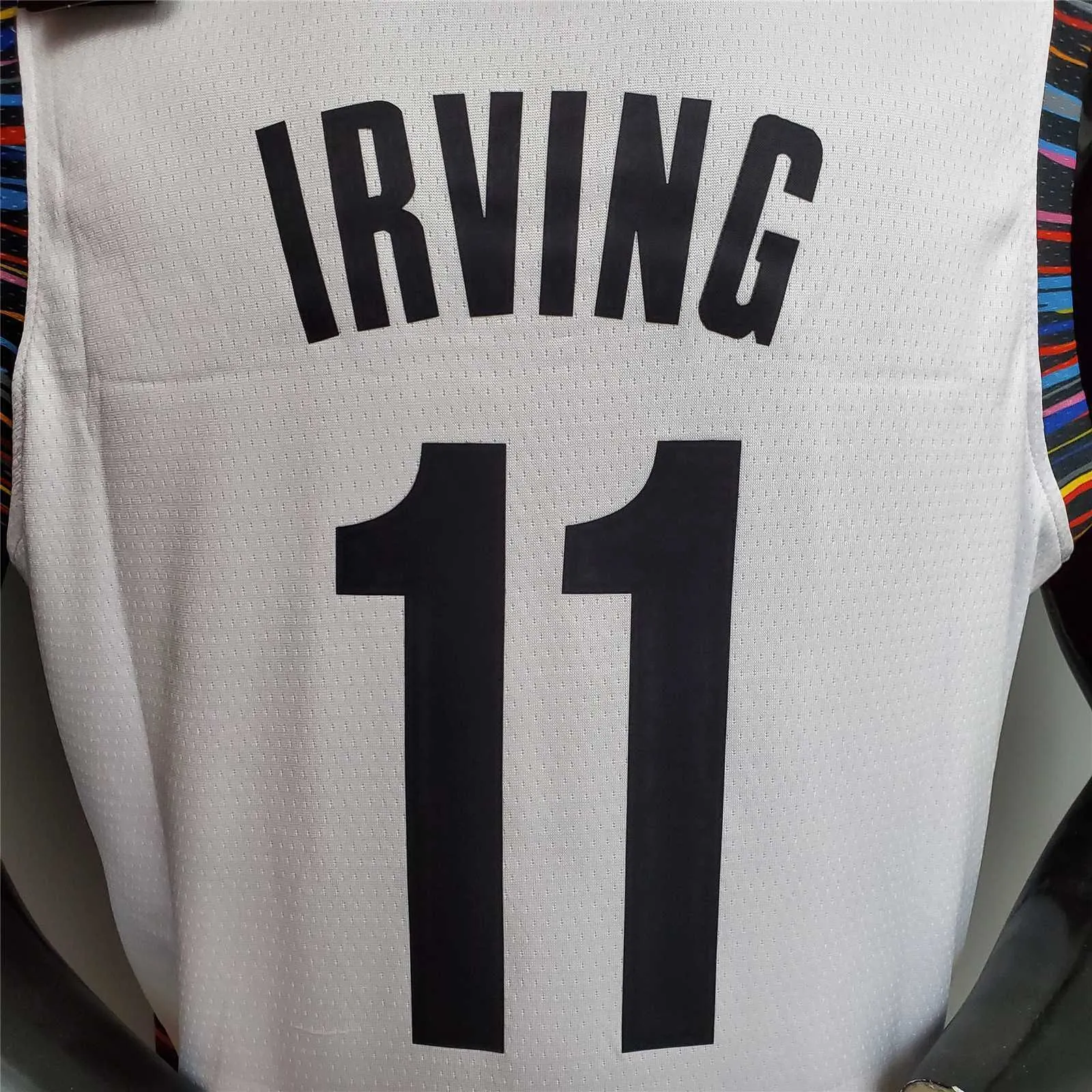 Irving #11 Brooklyn Nets City version white 7