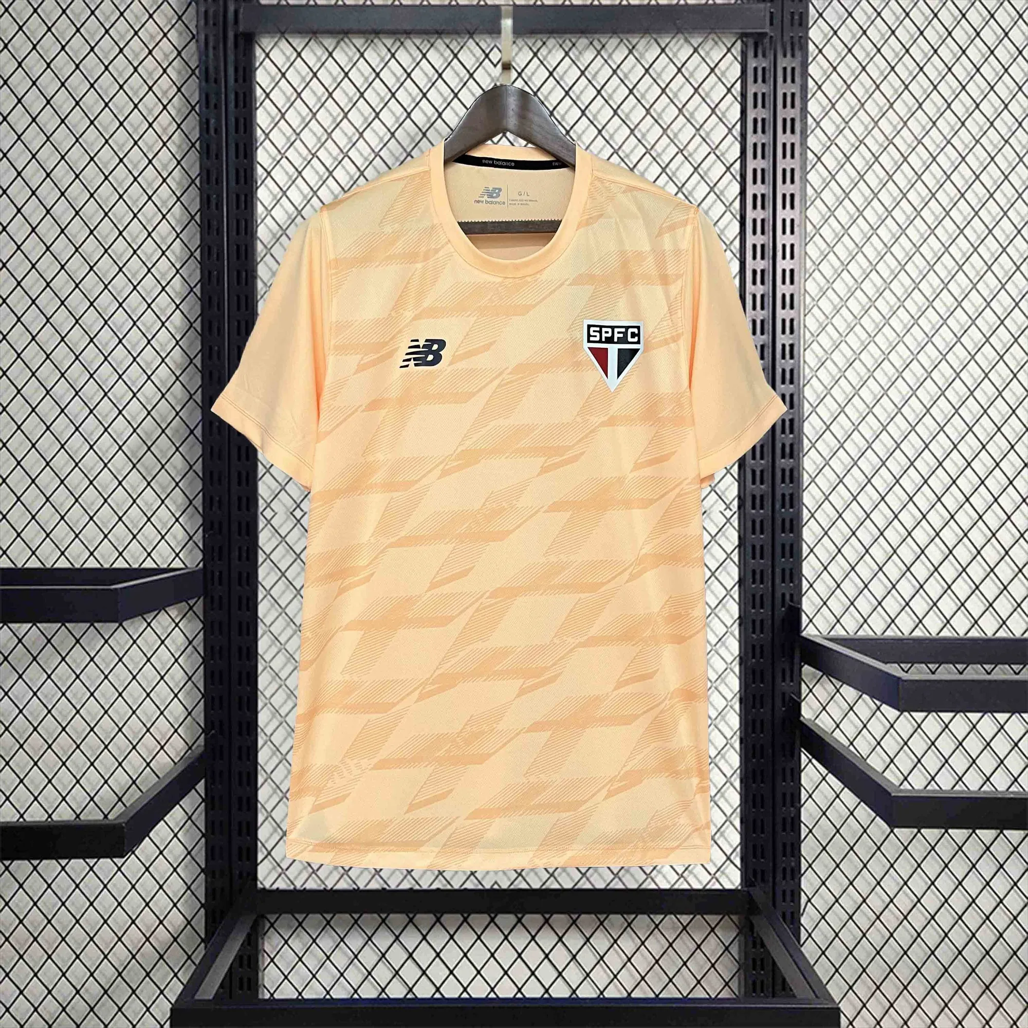 24-25 Sao Paulo Yellow Training Kit Football AAAAJersey Supplier 5