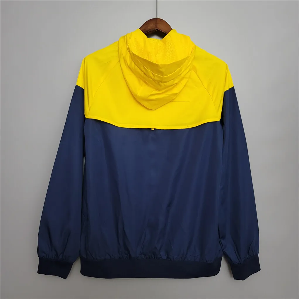 20-21 Boca Juniors blueyellow windbreaker 1