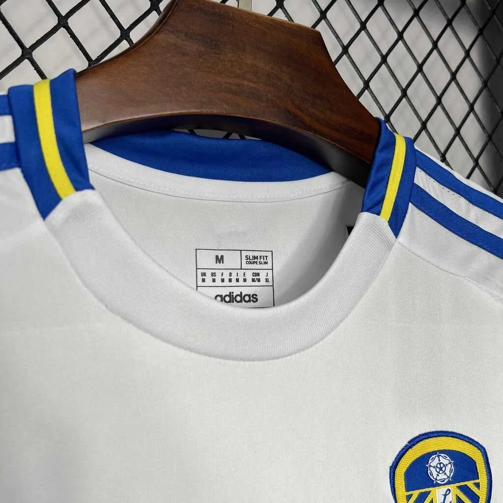 24-25 Leeds United Home Kit Football Apparels Sport AAAAJersey Yupoo 4