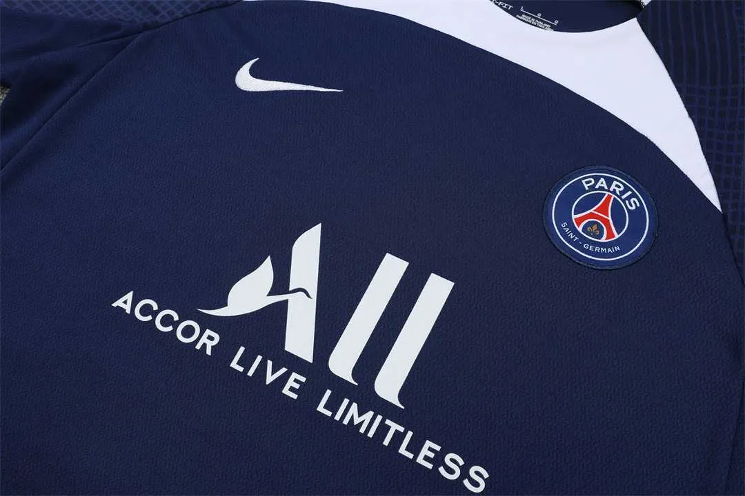 22-23 PSG Training Short Sleeve Kit Blue 19