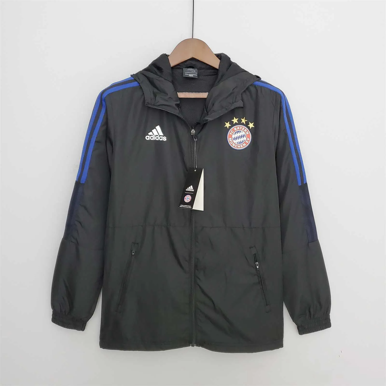 22-23 Bayern black windbreaker 8