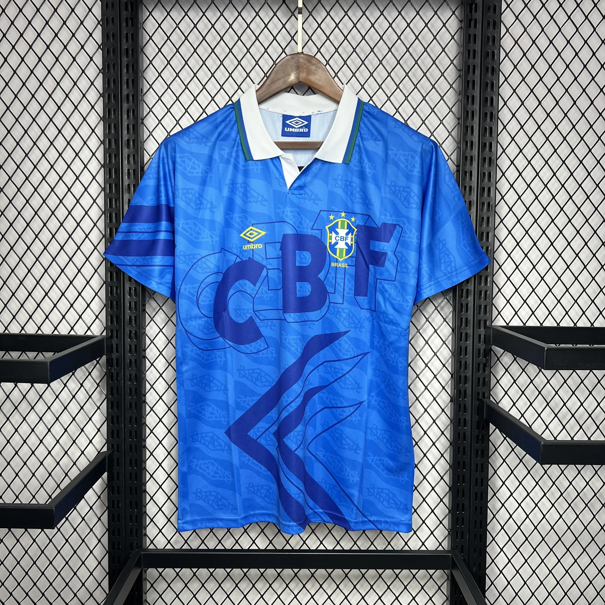 91-93 Brazil Away Retro Kit Vintage Shirt AAAAJersey Wholesale Yupoo 6